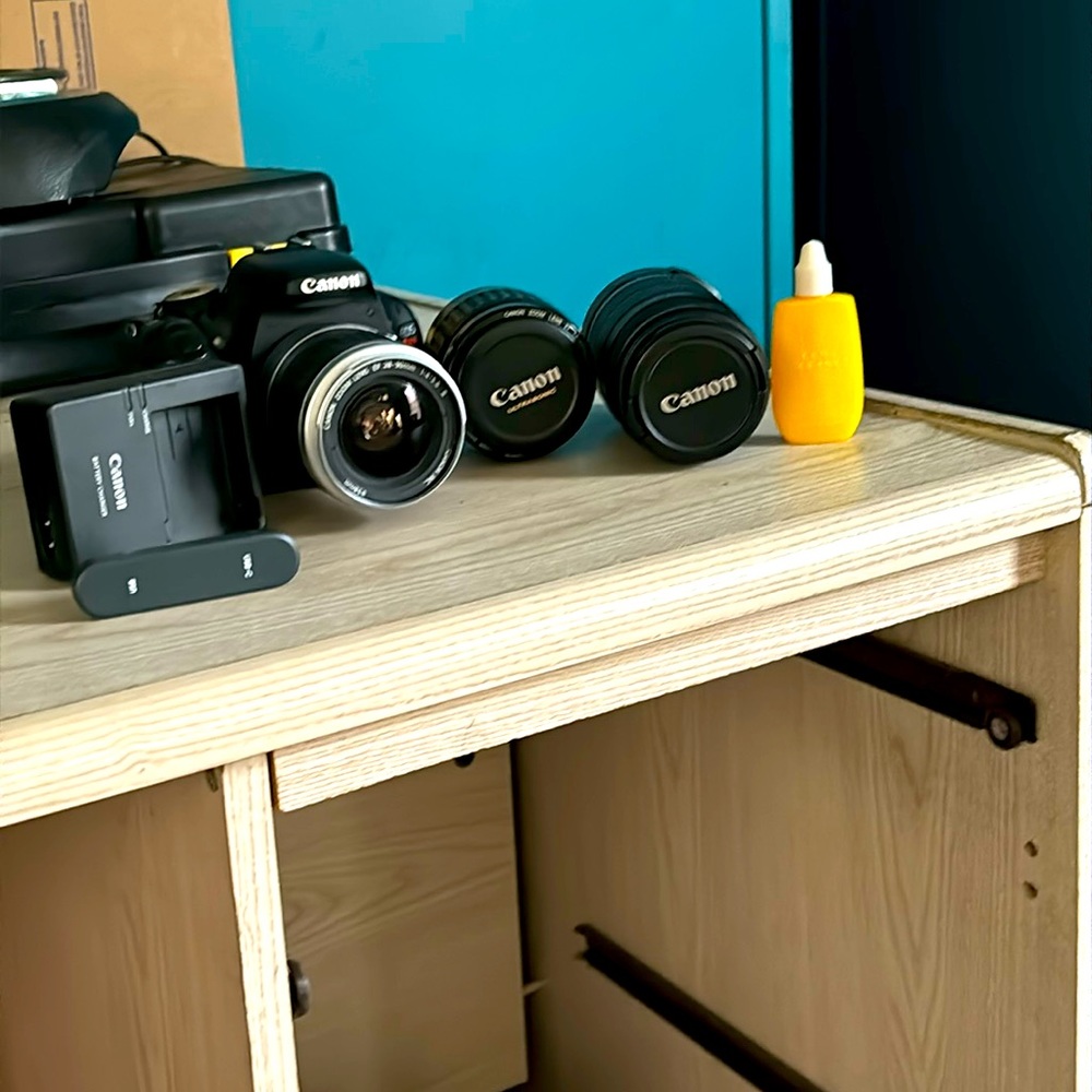 Canon photography camera.